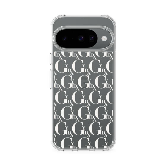 Slim Protection Case［ GYDA - Monogram - White ］