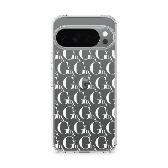 Slim Protection Case［ GYDA - Monogram - White ］