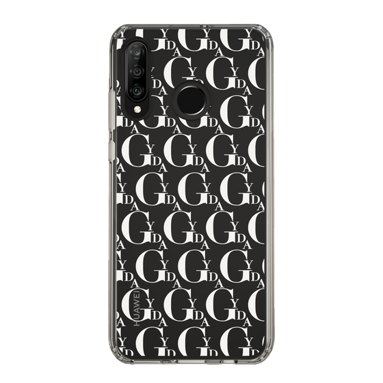 Slim Protection Case［ GYDA - Monogram - White ］
