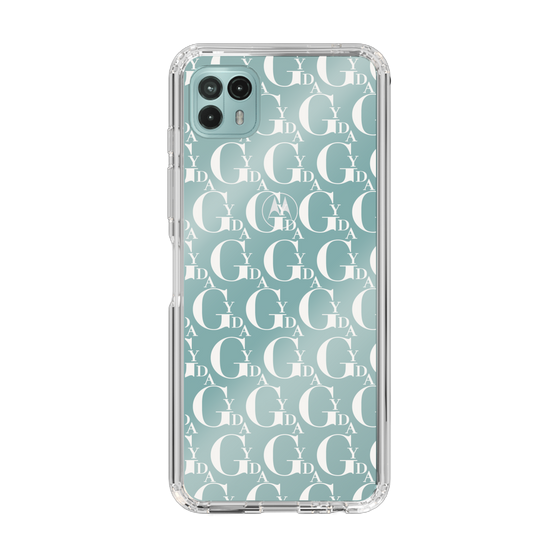 Slim Protection Case［ GYDA - Monogram - White ］