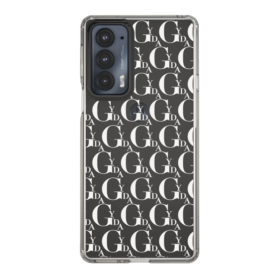 Slim Protection Case［ GYDA - Monogram - White ］