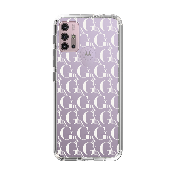 Slim Protection Case［ GYDA - Monogram - White ］