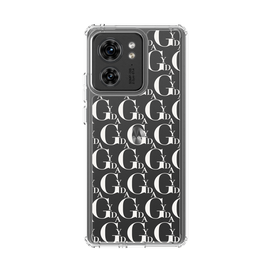 Slim Protection Case［ GYDA - Monogram - White ］