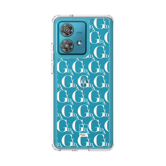 Slim Protection Case［ GYDA - Monogram - White ］