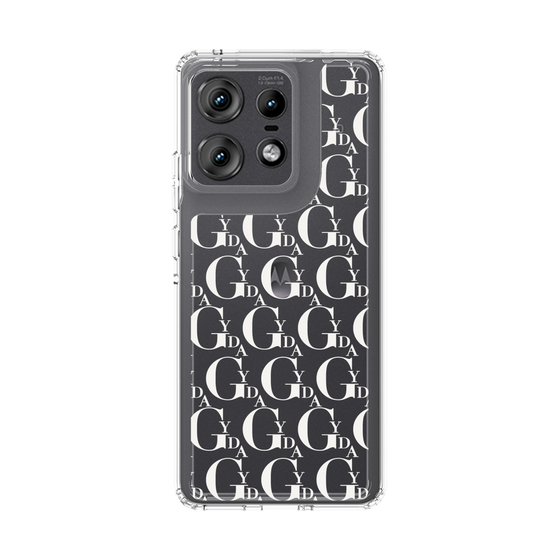 Slim Protection Case［ GYDA - Monogram - White ］