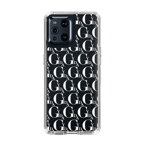 Slim Protection Case［ GYDA - Monogram - White ］