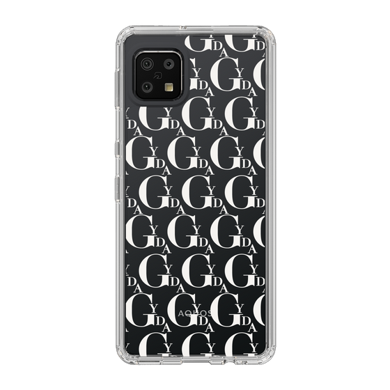 Slim Protection Case［ GYDA - Monogram - White ］