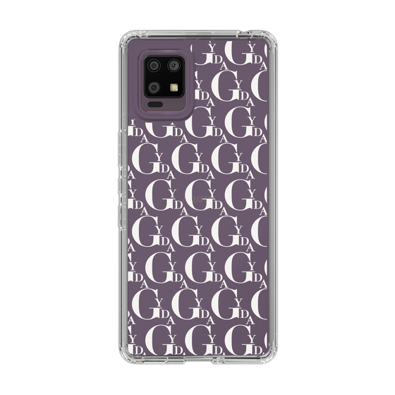 Slim Protection Case［ GYDA - Monogram - White ］