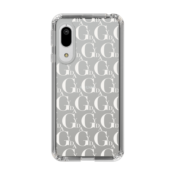 Slim Protection Case［ GYDA - Monogram - White ］