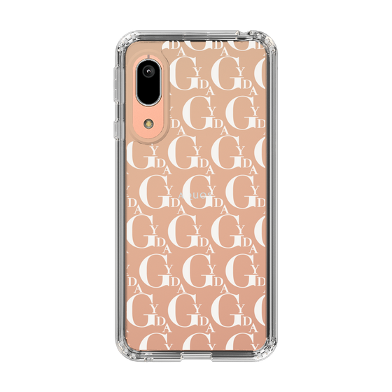 Slim Protection Case［ GYDA - Monogram - White ］