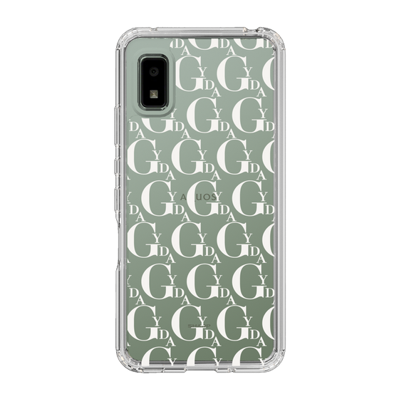 Slim Protection Case［ GYDA - Monogram - White ］