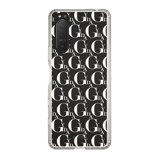 Slim Protection Case［ GYDA - Monogram - White ］