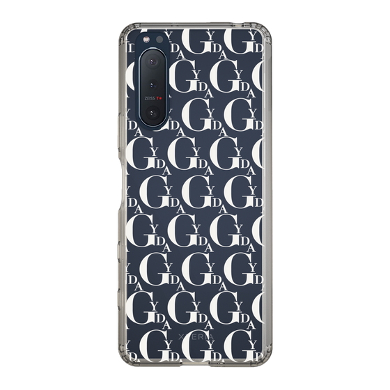 Slim Protection Case［ GYDA - Monogram - White ］