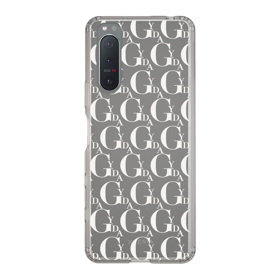 Slim Protection Case［ GYDA - Monogram - White ］
