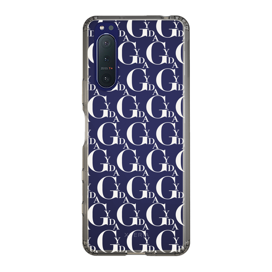 Slim Protection Case［ GYDA - Monogram - White ］