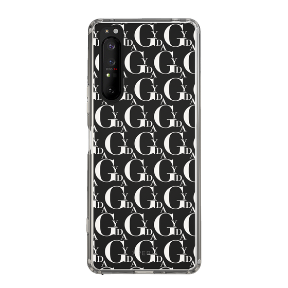 Slim Protection Case［ GYDA - Monogram - White ］