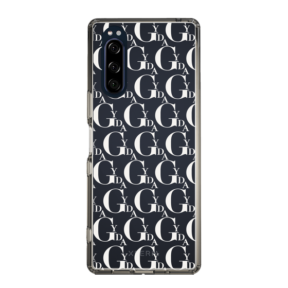 Slim Protection Case［ GYDA - Monogram - White ］