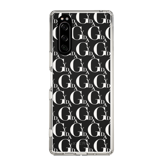 Slim Protection Case［ GYDA - Monogram - White ］