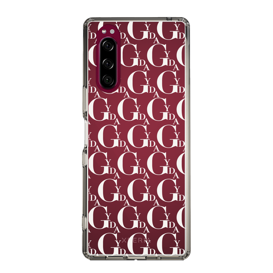 Slim Protection Case［ GYDA - Monogram - White ］