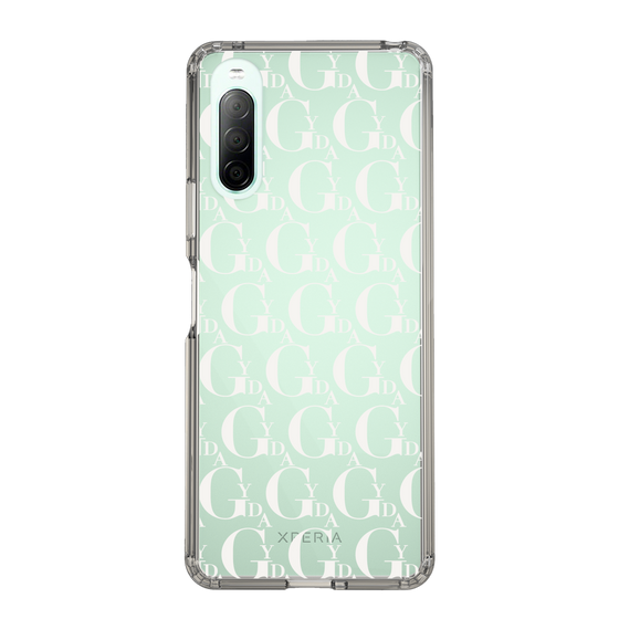 Slim Protection Case［ GYDA - Monogram - White ］