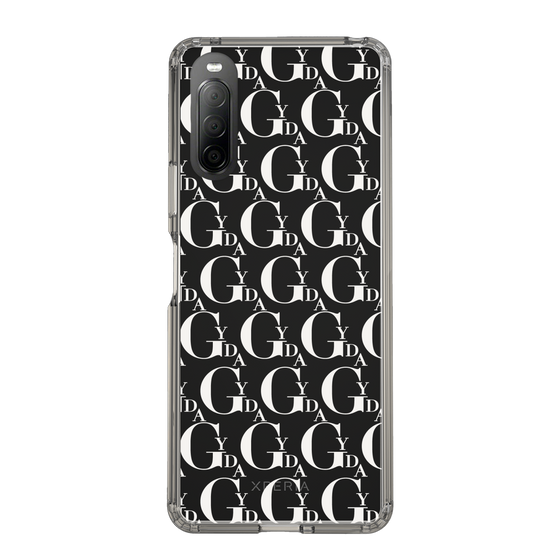 Slim Protection Case［ GYDA - Monogram - White ］