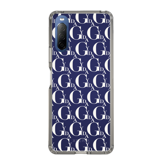 Slim Protection Case［ GYDA - Monogram - White ］