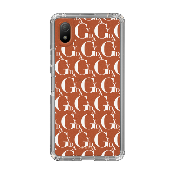 Slim Protection Case［ GYDA - Monogram - White ］