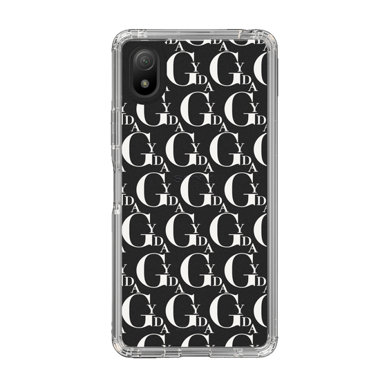 Slim Protection Case［ GYDA - Monogram - White ］