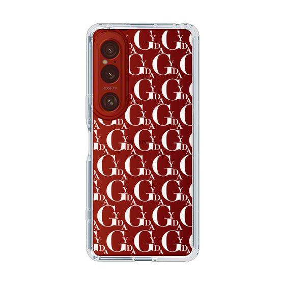 Slim Protection Case［ GYDA - Monogram - White ］