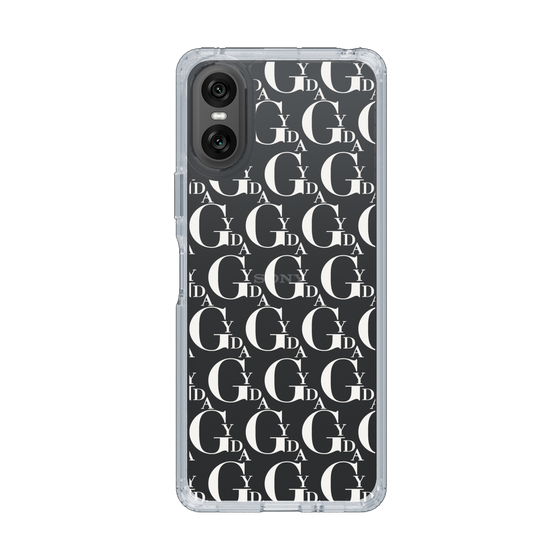 Slim Protection Case［ GYDA - Monogram - White ］