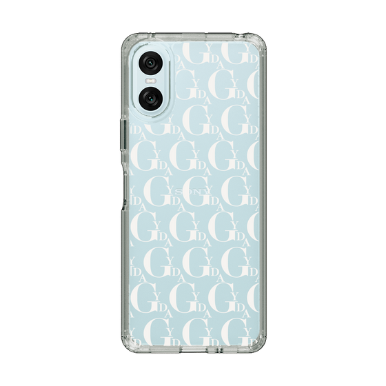 Slim Protection Case［ GYDA - Monogram - White ］