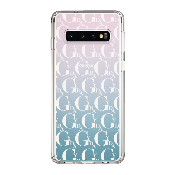 Slim Protection Case［ GYDA - Monogram - White ］