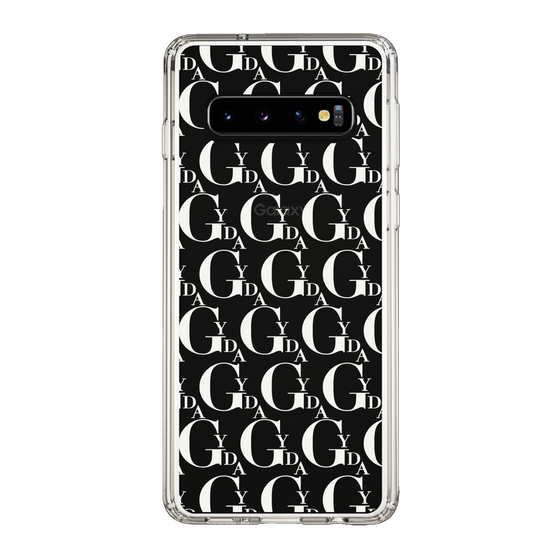 Slim Protection Case［ GYDA - Monogram - White ］