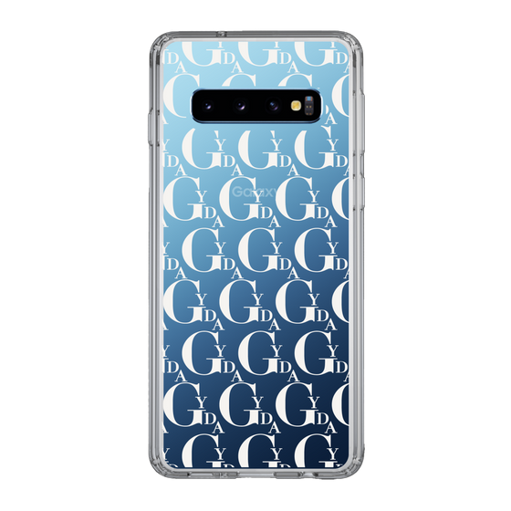 Slim Protection Case［ GYDA - Monogram - White ］