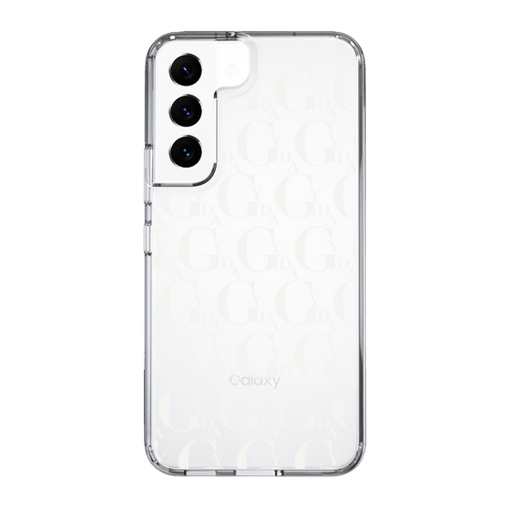 Slim Protection Case［ GYDA - Monogram - White ］