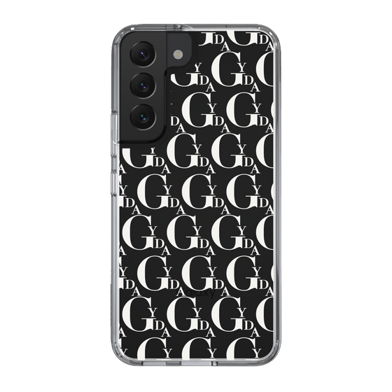 Slim Protection Case［ GYDA - Monogram - White ］