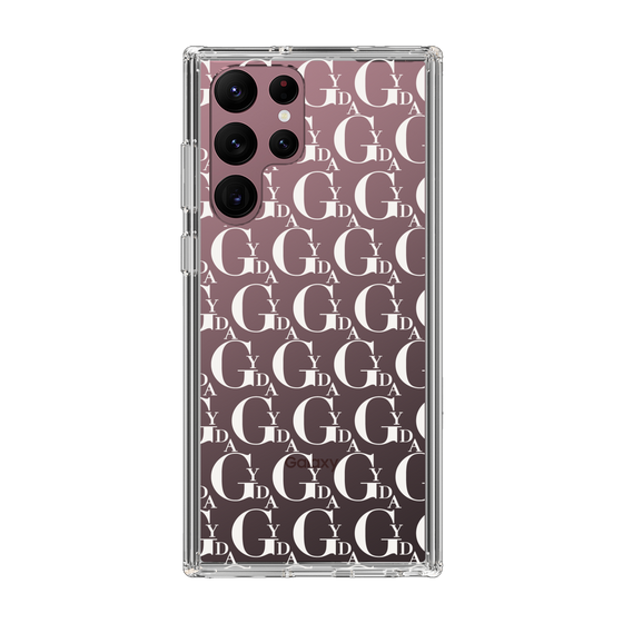 Slim Protection Case［ GYDA - Monogram - White ］