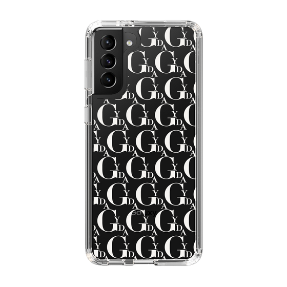 Slim Protection Case［ GYDA - Monogram - White ］