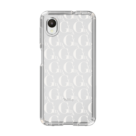 Slim Protection Case［ GYDA - Monogram - White ］