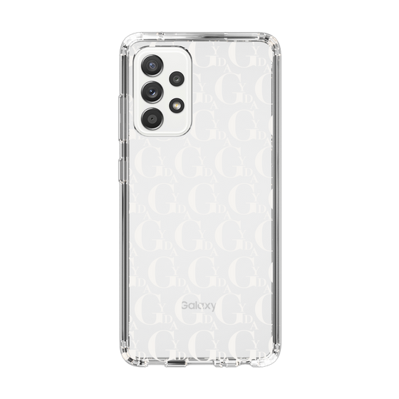 Slim Protection Case［ GYDA - Monogram - White ］