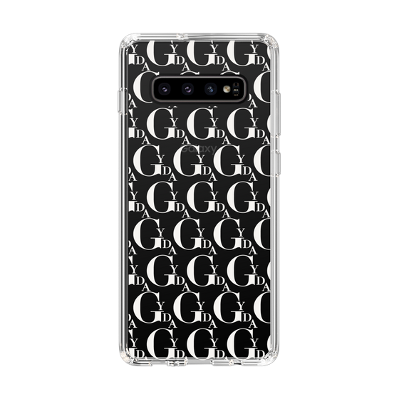 Slim Protection Case［ GYDA - Monogram - White ］