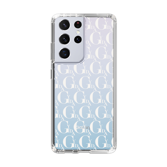 Slim Protection Case［ GYDA - Monogram - White ］