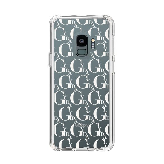 Slim Protection Case［ GYDA - Monogram - White ］