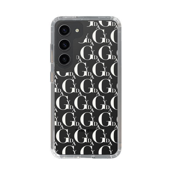 Slim Protection Case［ GYDA - Monogram - White ］
