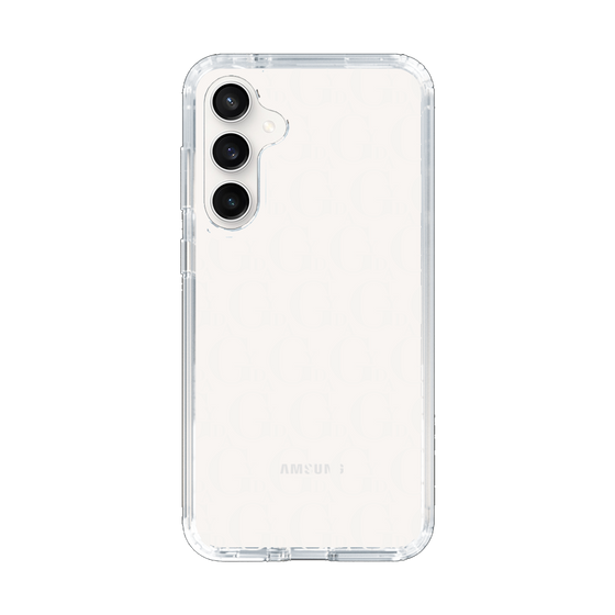 Slim Protection Case［ GYDA - Monogram - White ］