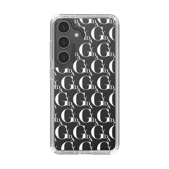 Slim Protection Case［ GYDA - Monogram - White ］
