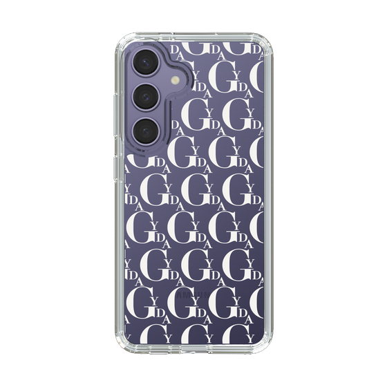 Slim Protection Case［ GYDA - Monogram - White ］
