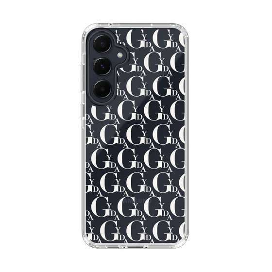 Slim Protection Case［ GYDA - Monogram - White ］