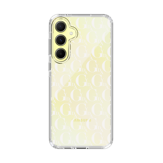 Slim Protection Case［ GYDA - Monogram - White ］