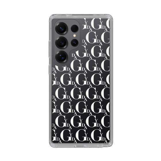 Slim Protection Case［ GYDA - Monogram - White ］